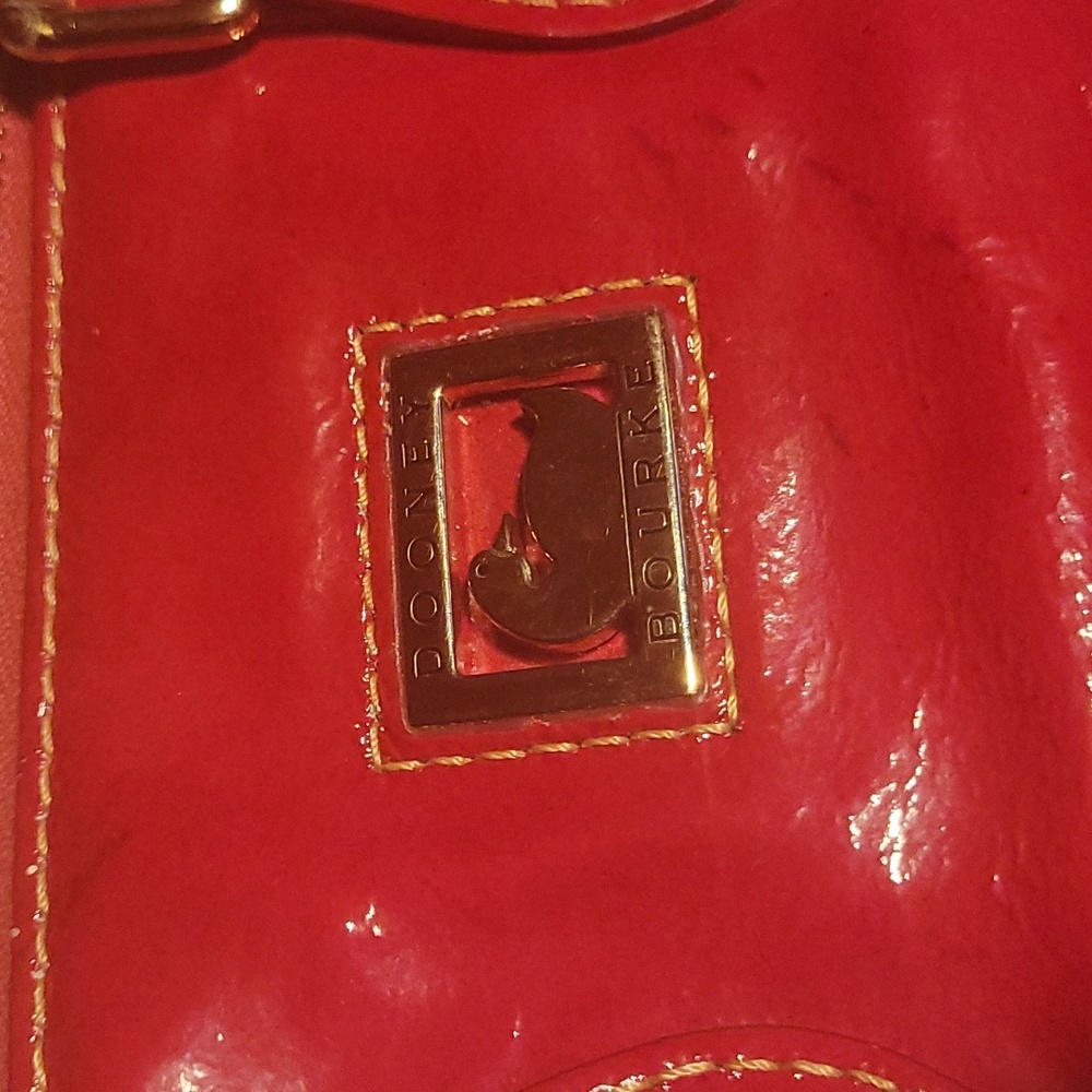 Dooney & Bourke Fuchsia Patent Leather Handbag - Picture 5 of 16